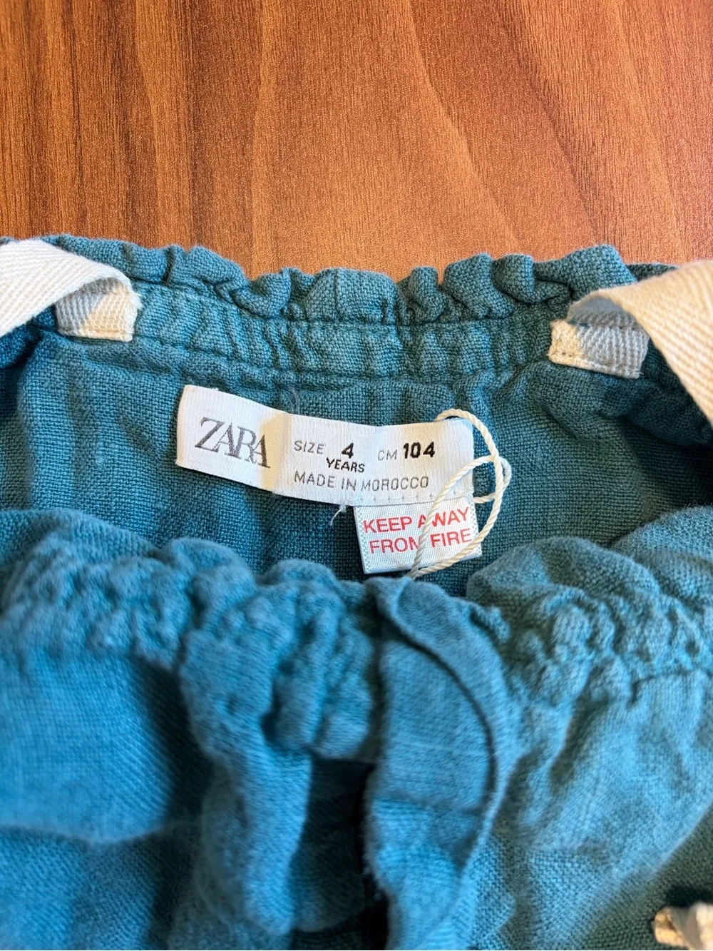 Zara 4Y Wide Leg Romper